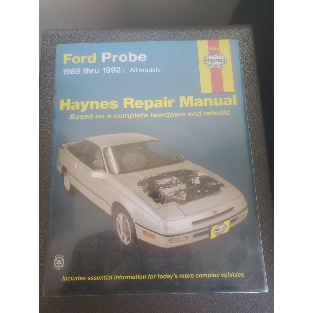 Haynes Ford Probe 1989-1992 All Models Automotive Repair Manual 1670 NEW